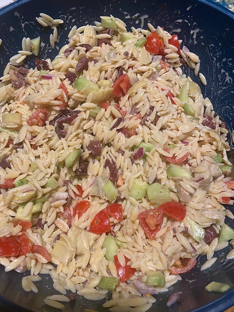 GREEK ORZO SALAD