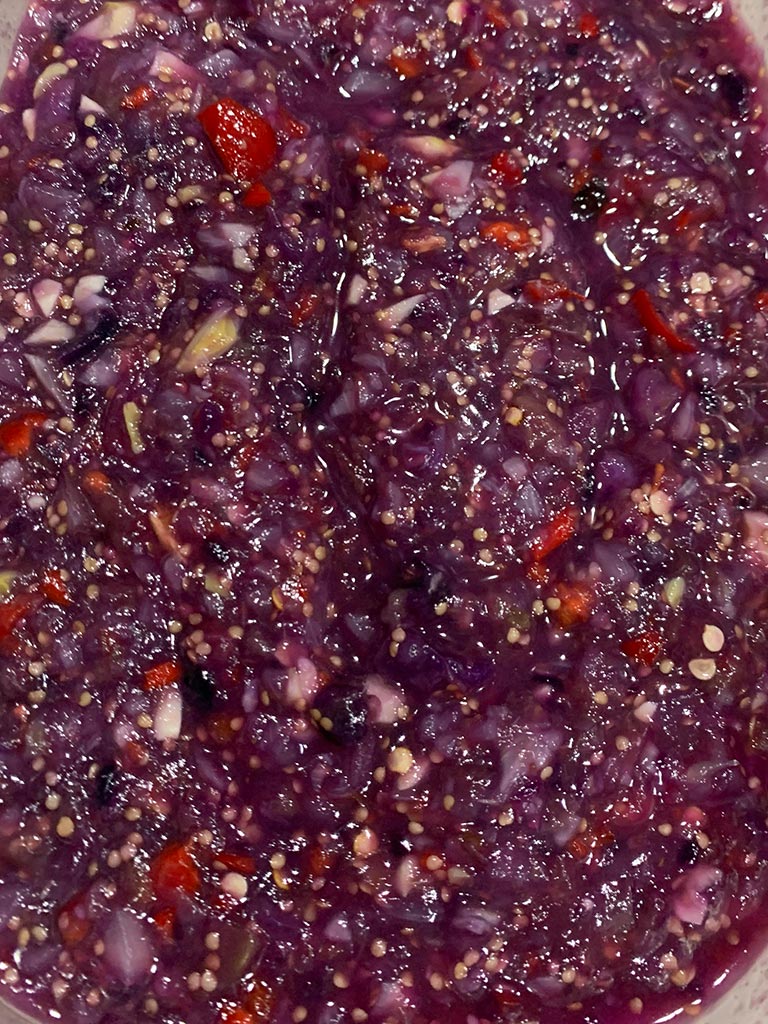 PURPLE TOMATILLO SALSA